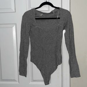 Gray Bodysuit